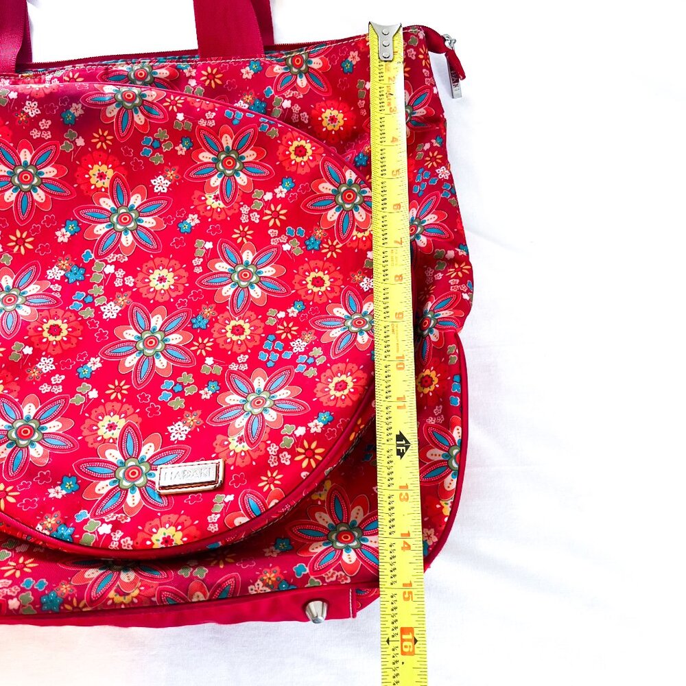 Hadaki Tennis Floral Tote Shoulder Bag - Picture 12 of 16